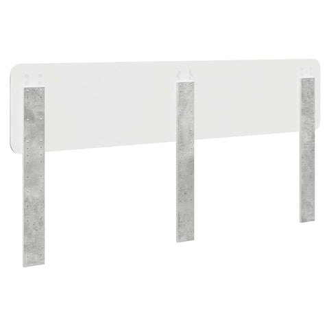vidaXL Headboard with Headboard Concrete Grey 200 cm Engineered wood