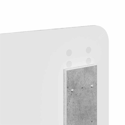 vidaXL Headboard with Headboard Concrete Grey 180 cm Engineered wood