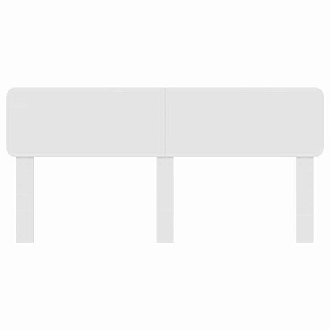 vidaXL Headboard with Headboard Gloss White 180 cm Engineered wood