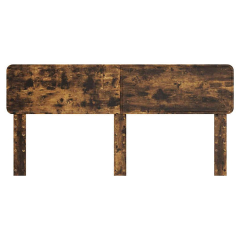 vidaXL Headboard with Headboard Smoked Oak 180 cm Engineered wood