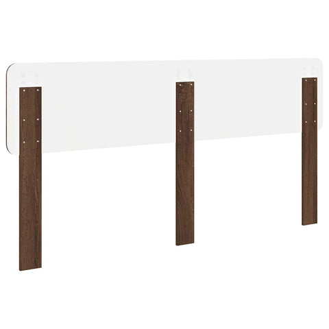 vidaXL Headboard with Headboard Brown Oak 180 cm Engineered wood