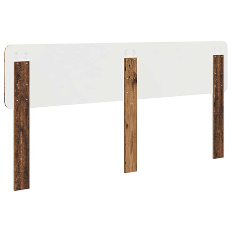 vidaXL Headboard with Headboard Old Wood 180 cm Engineered wood