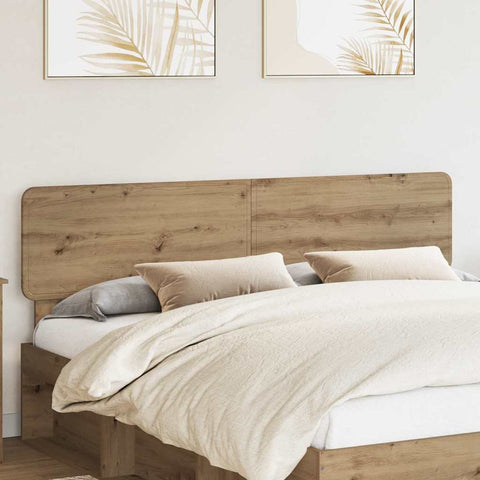 vidaXL Headboard with Headboard Artisan Oak 180 cm Engineered wood