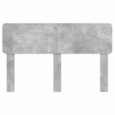 vidaXL Headboard with Headboard Concrete Grey 160 cm Engineered wood