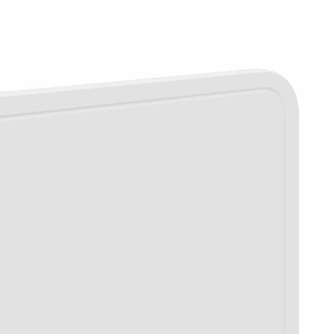 vidaXL Headboard with Headboard Gloss White 160 cm Engineered wood