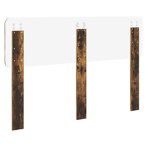 vidaXL Headboard with Headboard Smoked Oak 160 cm Engineered wood