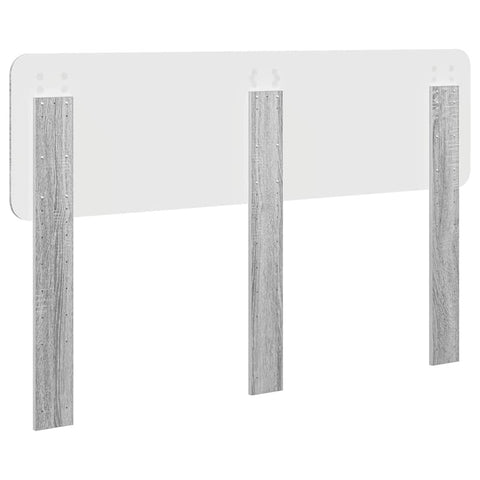 vidaXL Headboard with Headboard Grey Sonoma 160 cm Engineered wood