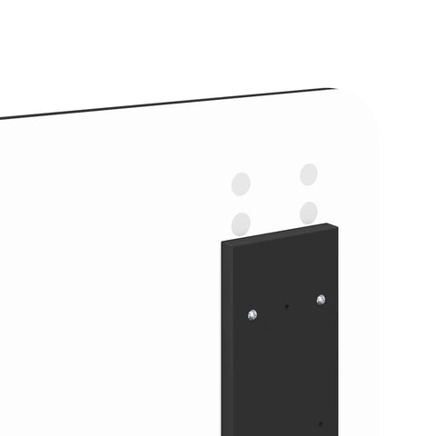 vidaXL Headboard with Headboard Black Oak 150 cm Engineered wood