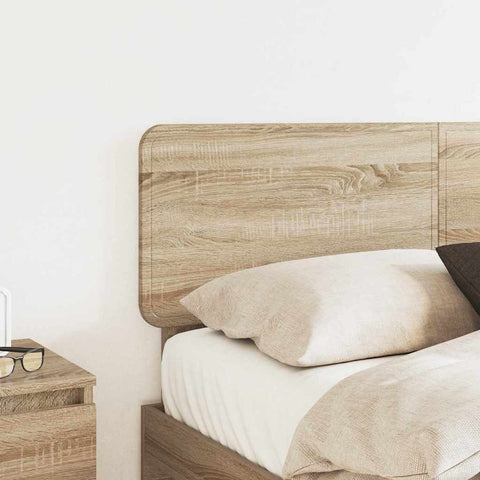 vidaXL Headboard with Headboard Sonoma Oak 150 cm Engineered wood