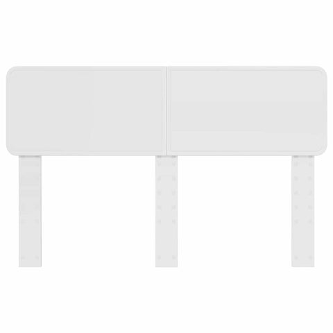 vidaXL Headboard with Headboard Gloss White 150 cm Engineered wood