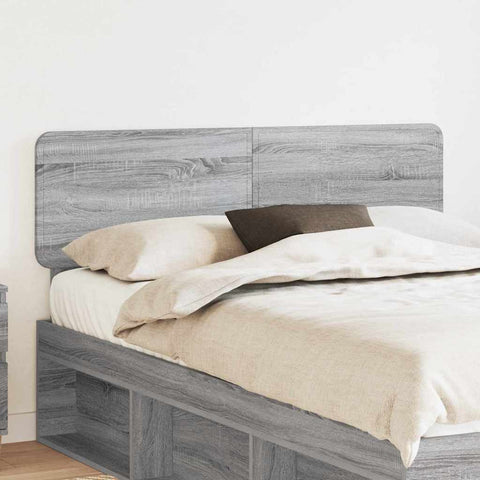 vidaXL Headboard with Headboard Grey Sonoma 150 cm Engineered wood