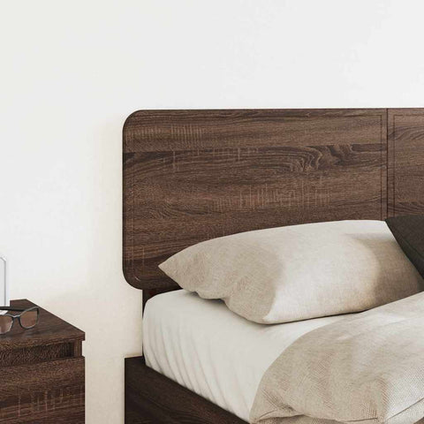 vidaXL Headboard with Headboard Brown Oak 150 cm Engineered wood