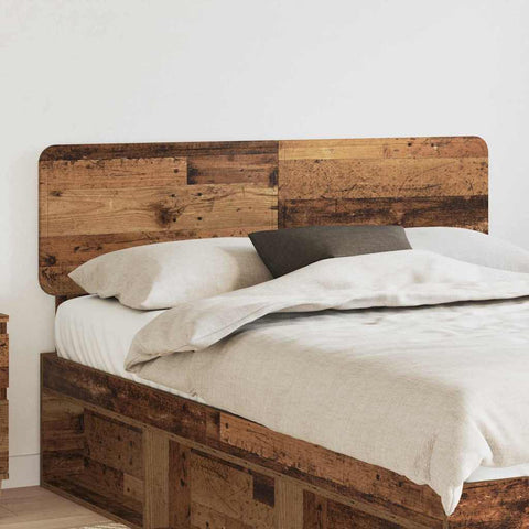 vidaXL Headboard with Headboard Old Wood 150 cm Engineered wood