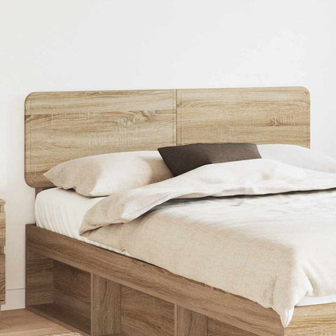 vidaXL Headboard with Headboard Sonoma Oak 140 cm Engineered wood