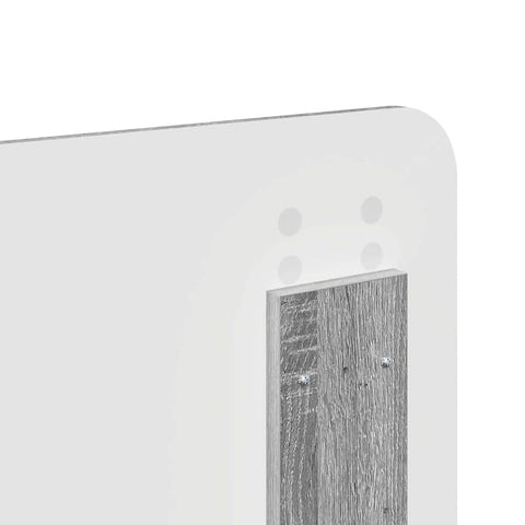 vidaXL Headboard with Headboard Grey Sonoma 140 cm Engineered wood