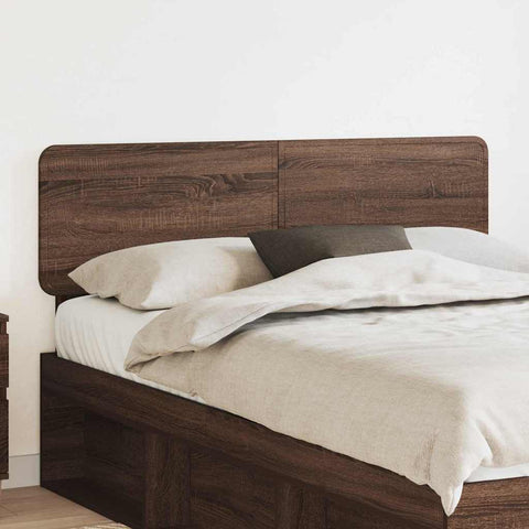 vidaXL Headboard with Headboard Brown Oak 140 cm Engineered wood