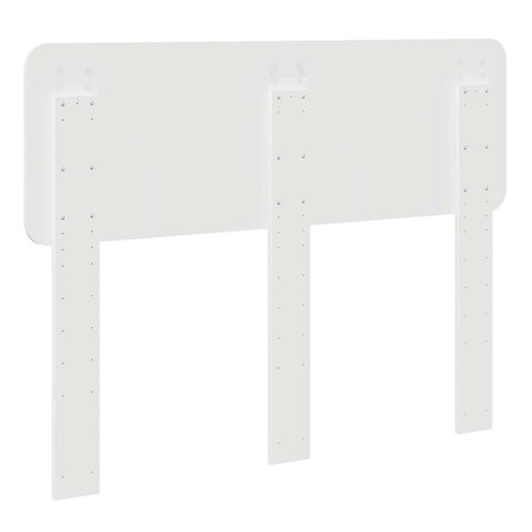 vidaXL Headboard with Headboard White 135 cm Engineered wood