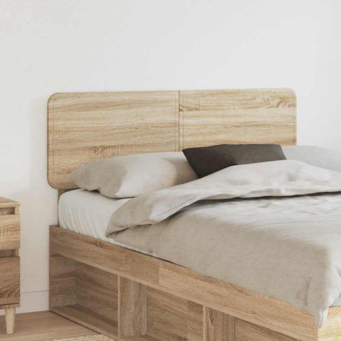 vidaXL Headboard with Headboard Sonoma Oak 135 cm Engineered wood