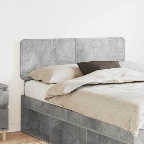 vidaXL Headboard with Headboard Concrete Grey 135 cm Engineered wood