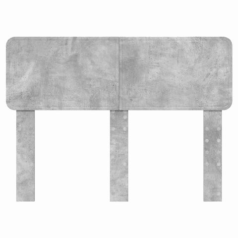 vidaXL Headboard with Headboard Concrete Grey 135 cm Engineered wood