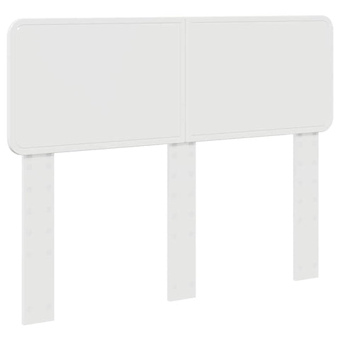 vidaXL Headboard with Headboard Gloss White 135 cm Engineered wood