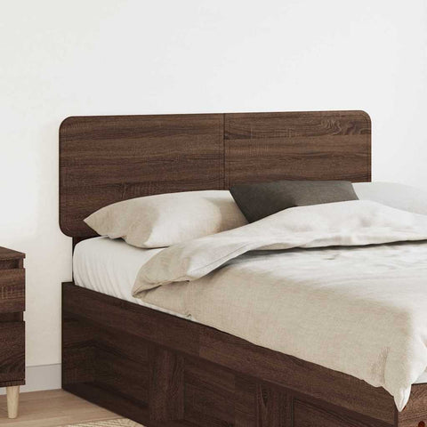 vidaXL Headboard with Headboard Brown Oak 135 cm Engineered wood