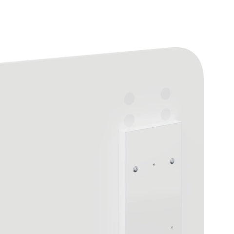 vidaXL Headboard with Headboard White 120 cm Engineered wood