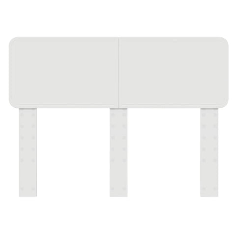 vidaXL Headboard with Headboard White 120 cm Engineered wood