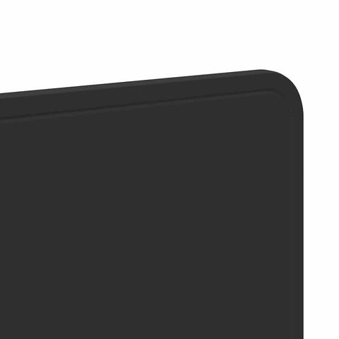 vidaXL Headboard with Headboard Black Oak 120 cm Engineered wood