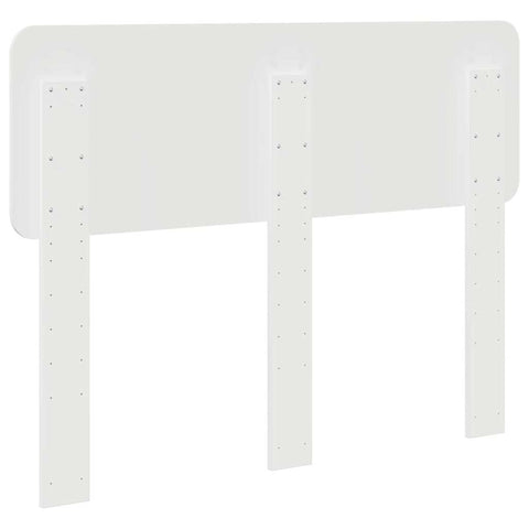vidaXL Headboard with Headboard Gloss White 120 cm Engineered wood