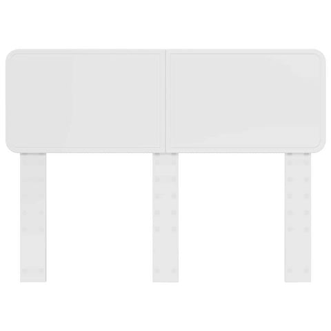 vidaXL Headboard with Headboard Gloss White 120 cm Engineered wood