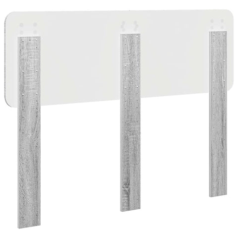 vidaXL Headboard with Headboard Grey Sonoma 120 cm Engineered wood