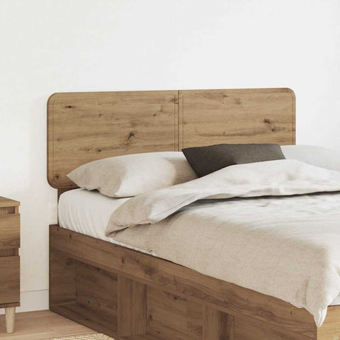 vidaXL Headboard with Headboard Artisan Oak 120 cm Engineered wood