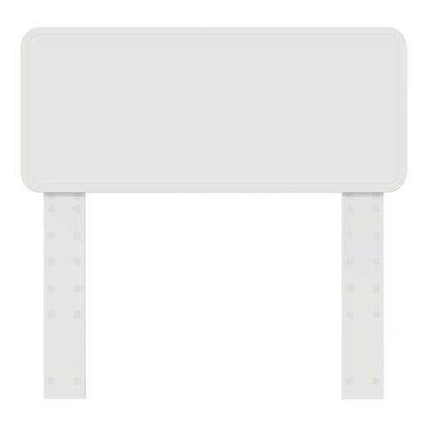 vidaXL Headboard with Headboard White 100 cm Engineered wood