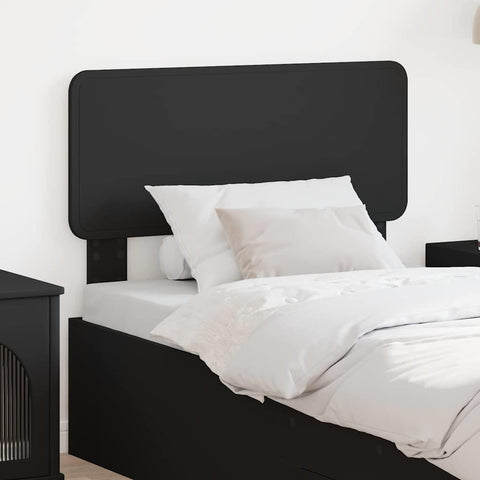 vidaXL Headboard with Headboard Black Oak 100 cm Engineered wood