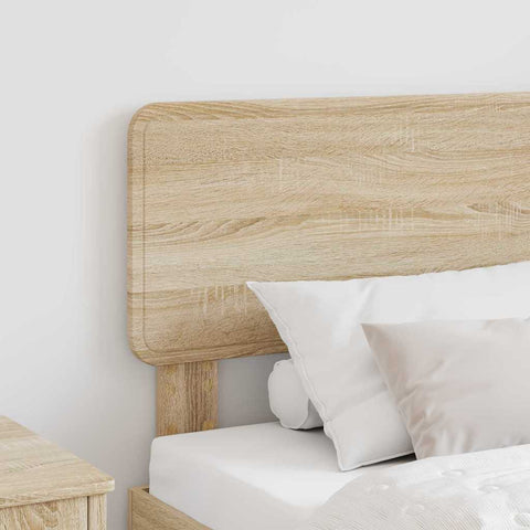 vidaXL Headboard with Headboard Sonoma Oak 100 cm Engineered wood