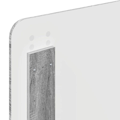 vidaXL Headboard with Headboard Grey Sonoma 80 cm Engineered wood