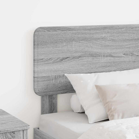 vidaXL Headboard with Headboard Grey Sonoma 80 cm Engineered wood