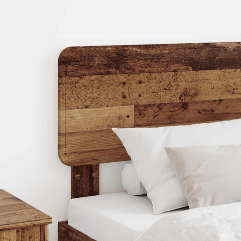vidaXL Headboard with Headboard Old Wood 80 cm Engineered wood