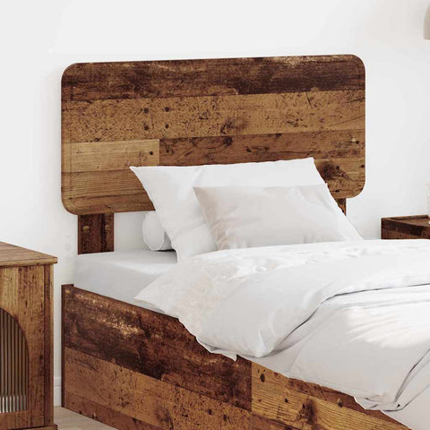 vidaXL Headboard with Headboard Old Wood 80 cm Engineered wood