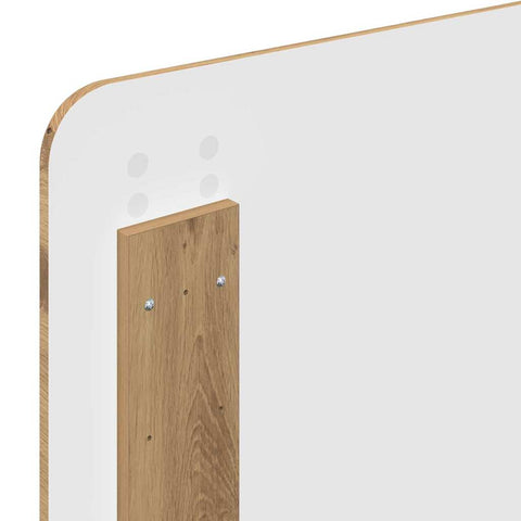 vidaXL Headboard with Headboard Artisan Oak 80 cm Engineered wood