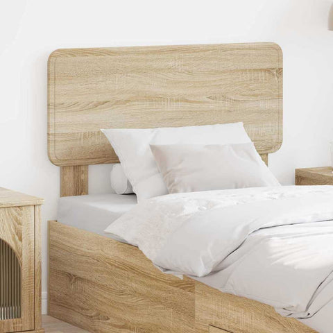 vidaXL Headboard with Headboard Sonoma Oak 75 cm Engineered wood