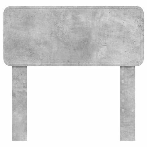 vidaXL Headboard with Headboard Concrete Grey 75 cm Engineered wood