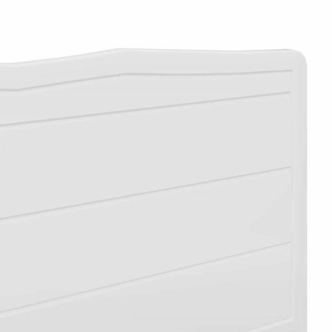 vidaXL Headboard with Headboard White 200 cm Engineered wood