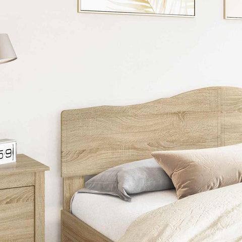 vidaXL Headboard with Headboard Sonoma Oak 180 cm Engineered wood