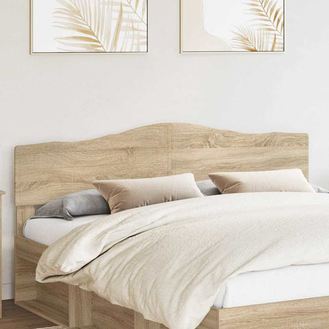 vidaXL Headboard with Headboard Sonoma Oak 180 cm Engineered wood