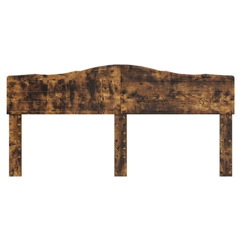 vidaXL Headboard with Headboard Smoked Oak 180 cm Engineered wood