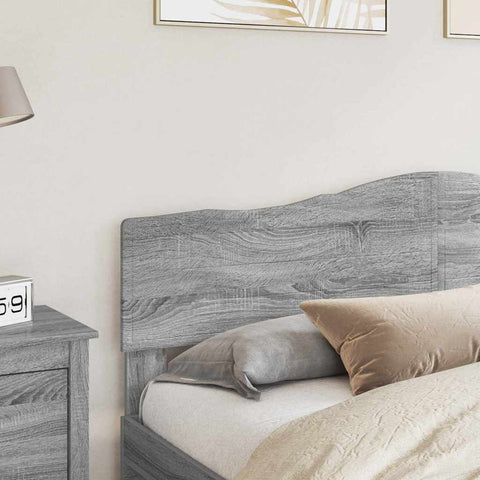 vidaXL Headboard with Headboard Grey Sonoma 180 cm Engineered wood