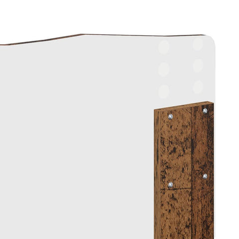 vidaXL Headboard with Headboard Old Wood 180 cm Engineered wood