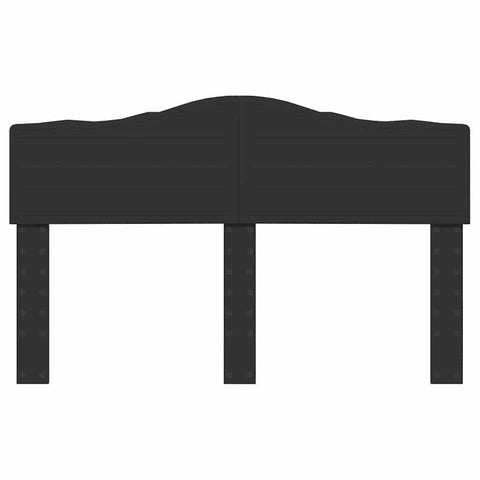 vidaXL Headboard with Headboard Black Oak 160 cm Engineered wood